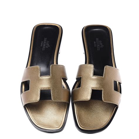 hermes metallic sandals|where to buy Hermes sandals.